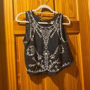 Open back crop top.  Large.  Brand is Ecote- purchased at urban outfitters